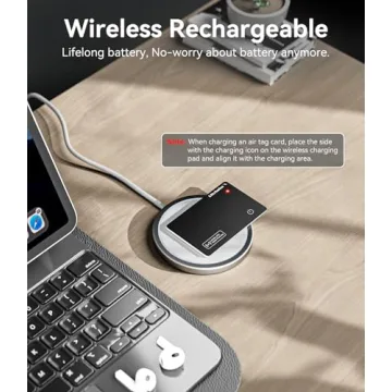 Ultra-Thin Air Tag Wallet Tracker Slim Sustainable Design