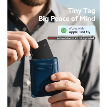 Ultra-Thin Air Tag Wallet Tracker Slim Sustainable Design