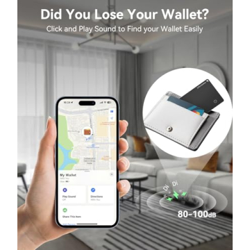 Ultra-Thin Air Tag Wallet Tracker Slim Sustainable Design