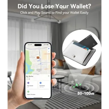 Ultra-Thin Air Tag Wallet Tracker Slim Sustainable Design