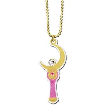 Stunning Sailor Moon Moon Stick Necklace for Anime Lovers