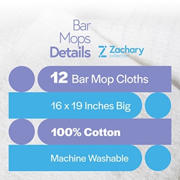 Zachary Collection Ultra Absorbent Cleaning Towels - 12 Pack