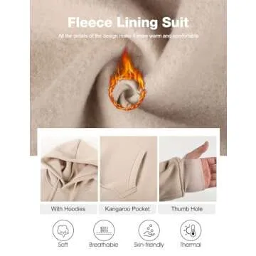 Flygo Womens Fleece 2 Piece Sweatsuit Cozy and Stylish