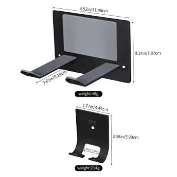 FLE Hair Dryer Holder Wall Mounted Durable and Stylish