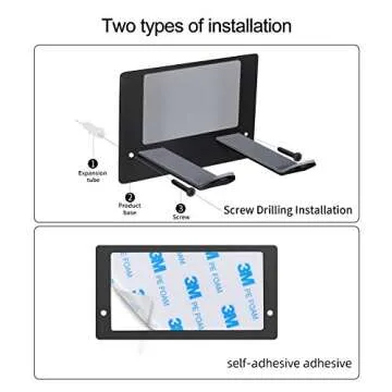 FLE Hair Dryer Holder Wall Mounted Durable and Stylish