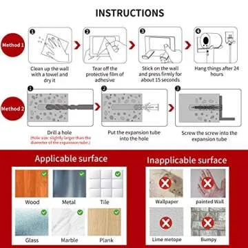 FLE Hair Dryer Holder Wall Mounted Durable and Stylish