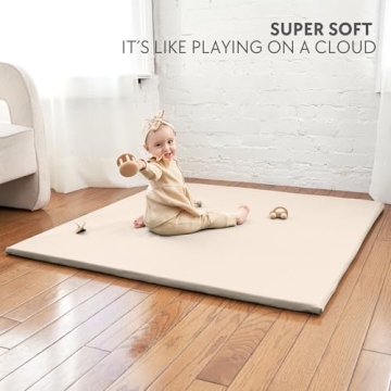 Stylish Extra Thick Baby Play Mat for Safe Play Area