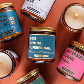 Lavender Vanilla Candle for Boss Appreciation Gifts