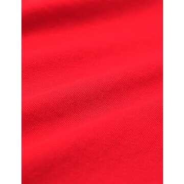 CRZ YOGA Women's Pima Cotton Workout Crop Tops Short Sleeve Yoga Shirts Casual Athletic Running T-Shirts Festival Red Small