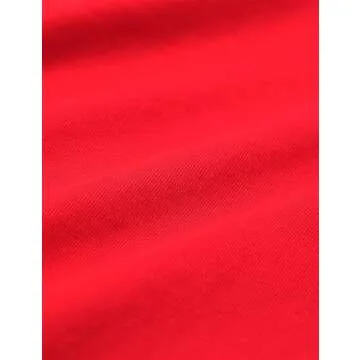 CRZ YOGA Women's Pima Cotton Workout Crop Tops Short Sleeve Yoga Shirts Casual Athletic Running T-Shirts Festival Red Small