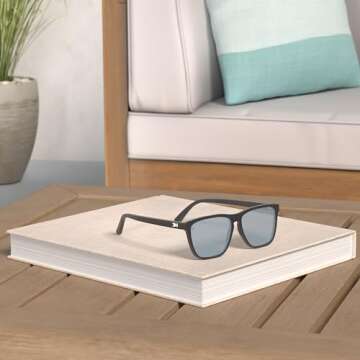 Knockaround Fast Lanes Sport - Polarized Sunglasses For Running & Fitness (Jelly Black Frame/Sky Blue Lenses)