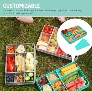 High-Quality melii Snackle Box with 12 Compartments