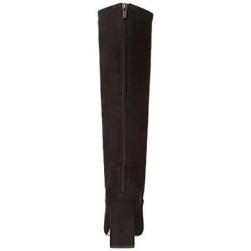 Franco Sarto Womens Katherine Pointed Toe Knee High Boots Black Stretch Suede 8 M
