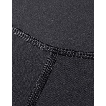 CRZ YOGA Women Naked Feeling Yoga Pants 25 Inches - 7/8 High Waisted Workout Leggings Black Large