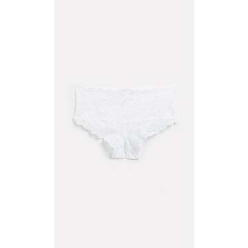 Never Say Never Naughtie Lowrider Hotpant - Crotchless Boyshorts