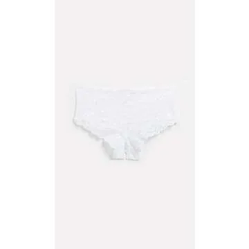 Never Say Never Naughtie Lowrider Hotpant - Crotchless Boyshorts