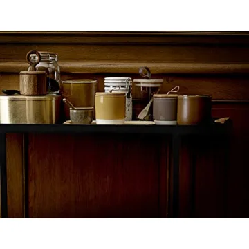 Bloomingville Acacia Wood Container with Lid for Stylish Storage