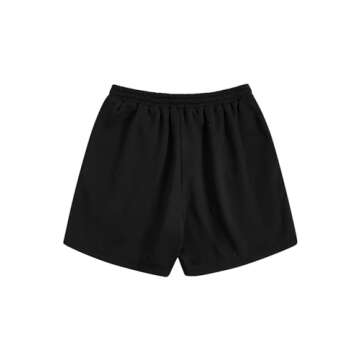 GORGLITTER Men's Graphic Cool Shorts Drippy Workout Designer Shorts Streetwear with Pockets Los Ange...