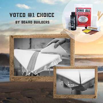 Ding All 4 Oz Polyester Surfboard Repair Kit