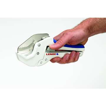 LENOX Tools PVC Cutter, Ratcheting Design For Up To 1-5/8-Inch Diameter