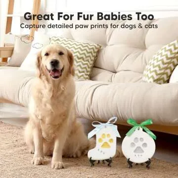 KeaBabies Trove Baby Footprint Kit - Keepsake Ornaments