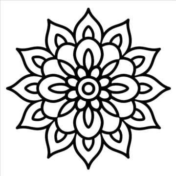 Mandalas Bold & Easy Coloring Book: Simple Large Print Geometric Patterns, Relaxing Designs for Adults, Kids & Beginners