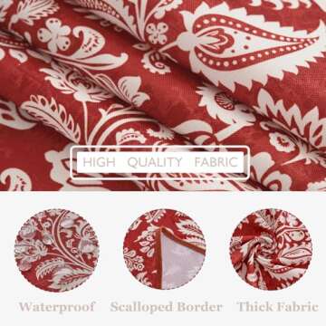 EHouseHome Boho Tablecloth - Chic Spill Proof Table Cover