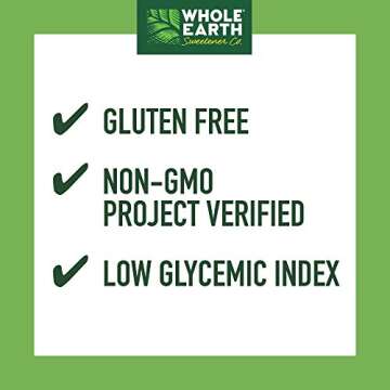 WHOLE EARTH 100% Erythritol Zero Calorie Plant-Based Sugar Alternative, 4 Pound Pouch (Packaging May Vary )