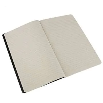 Moleskine Cahier Journal, Soft Cover, Large (5" x 8.25") Ruled/Lined, Black, 80 Pages (Set of 3)