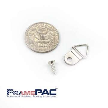 FramePac 200 Pack Picture Hangers for All Your Decor Needs