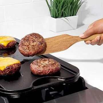 Buy AOOSY 5 Pcs Acacia Wood Cooking Utensil Set