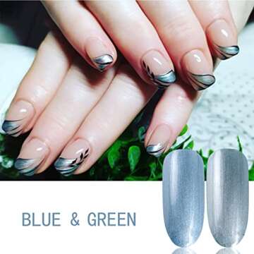 Hacaus 6 Colors 3D Metallic Painted Nail Art Creative Elastic Glue Painting Drawing Polish Emboss UV Gel Sculpture Design Manicure DIY