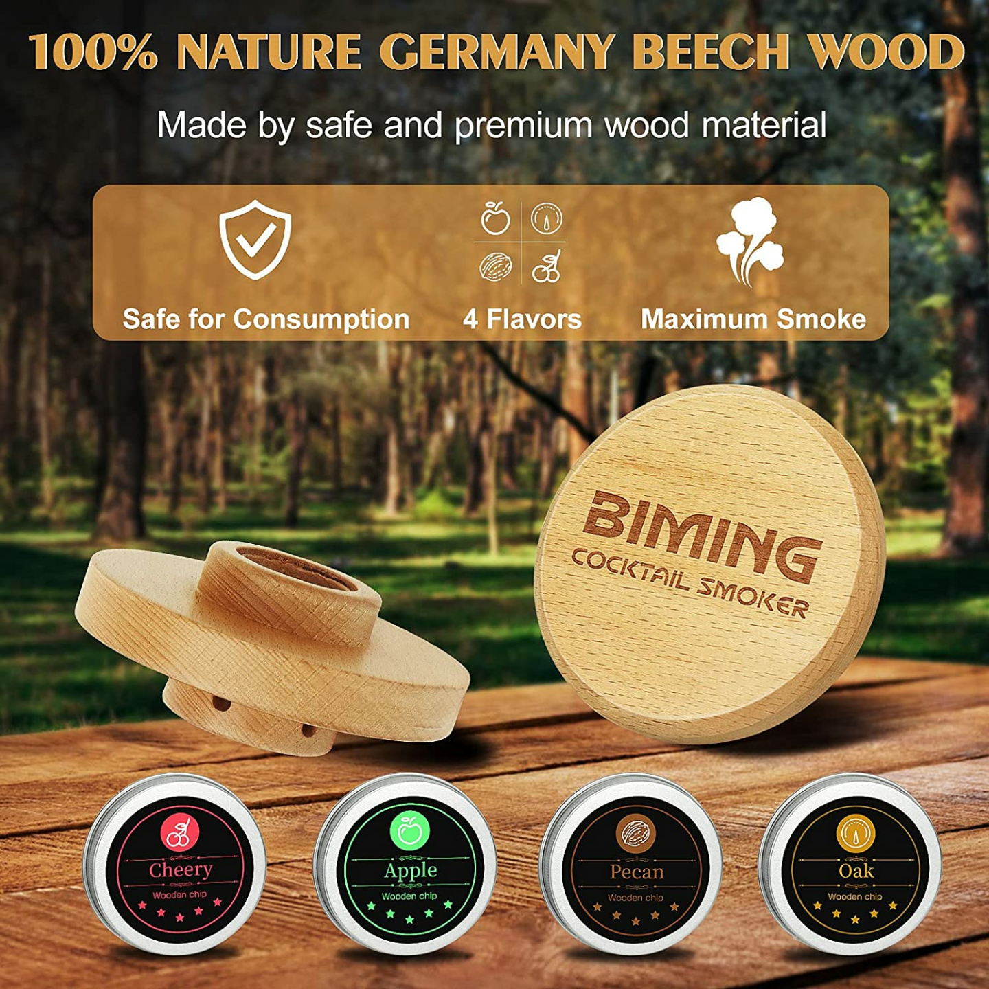 BIMING Cocktail Smoker Kit