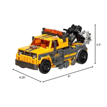 Transformers Studio Series Voyager Class 99 Battletrap Toy, Rise of The Beasts, 6.5-inch, Action Figure for Boys and Girls Ages 8 and Up