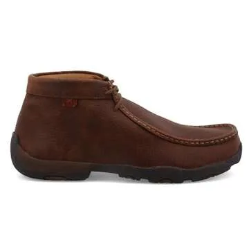 Twisted X Men's Chukka Moc - Premium Driving Shoes for Comfort