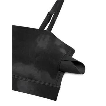 Adjustable Padded Wireless Yoga Sports Bra - CRZ YOGA