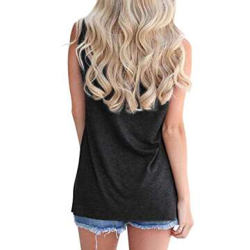 Nlife Womens Tank Tops Novelty Graphic Tees Shirt with Sayings Casual Tshirts Summer Ladies Tops