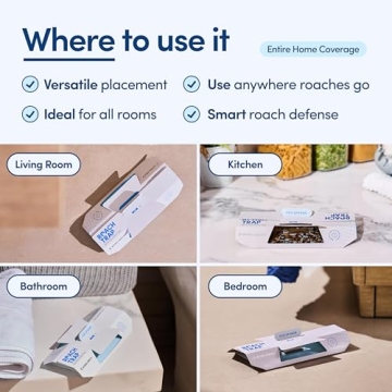 Shieldeck Sticky Glue Indoor Roach Traps 12 Pack