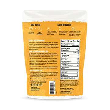 Lakanto Sugar Free Brownie Mix - Sweetened with Monk Fruit Sweetener, Keto Diet Friendly, Delicious ...