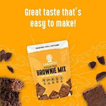 Lakanto Sugar Free Brownie Mix - Keto Friendly & Delicious