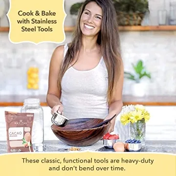 Stackable Stainless Steel Measuring Cups Set of 7