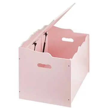 Amazon Basics Kids Toy Box, Stylish and Safe Organizer