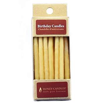 100% Pure Beeswax Birthday Candles Bundle (3 Packs of 20, Royal, Natural and Pastel Colors, 3 Inch Tall)