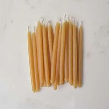 100% Pure Beeswax Birthday Candles Bundle (3 Packs of 20, Royal, Natural and Pastel Colors, 3 Inch Tall)