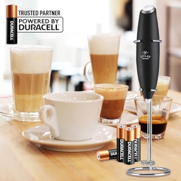 Zulay Milk Frother - All-in-One Drink Mixer for Coffee