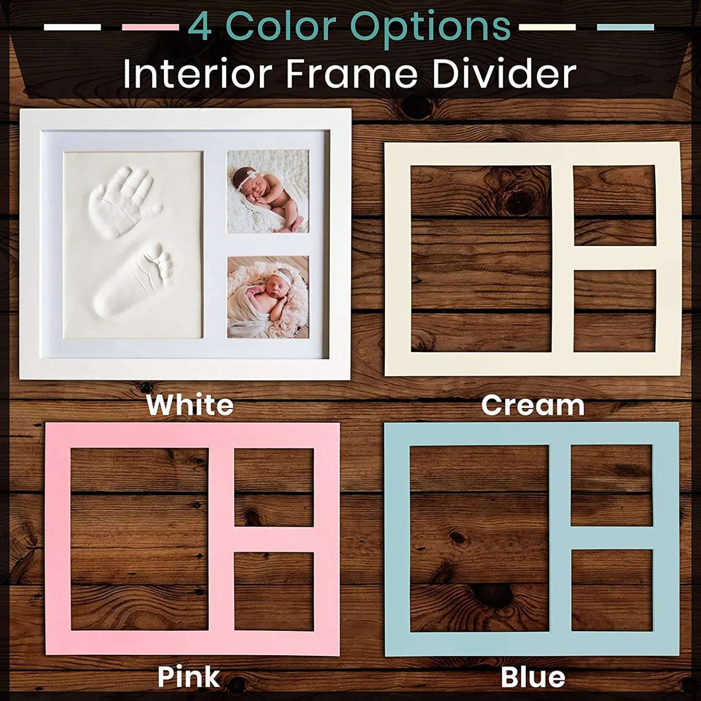 Baby Handprint and Footprint Kit for Newborns