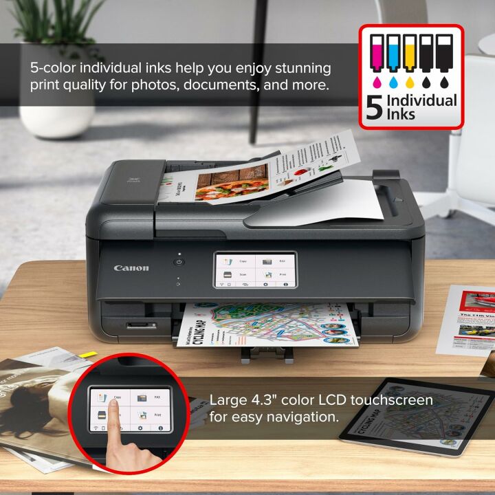 Canon PIXMA TR8620a All-in-One Printer for Home Office