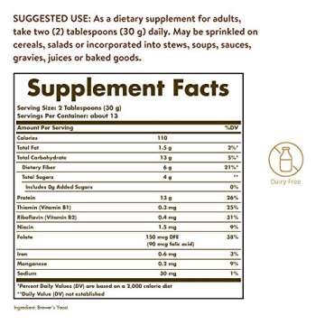 Solgar Brewer's Yeast Powder - Natural Nutritional Supplement for Health Enthusiasts