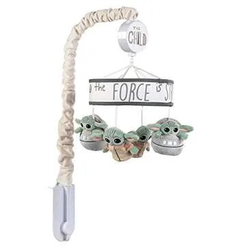Lambs & Ivy Baby Yoda Musical Mobile for Infants