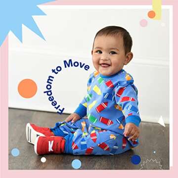 TSUKIHOSHI 2510 Racer Strap-Closure Machine-Washable Baby Sneaker Shoe with Wide Toe Box and Slip-Re...